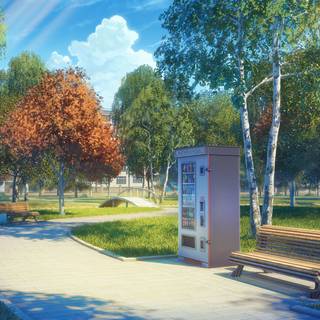 Anime autumn 1920x1080 wallpaper