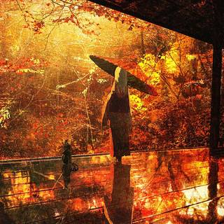 Anime autumn 1920x1080 wallpaper