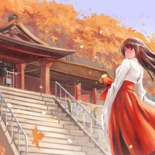 Anime autumn 1920x1080 wallpaper