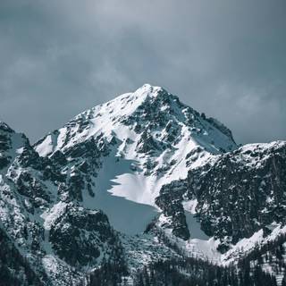 Winter peak wallpaper