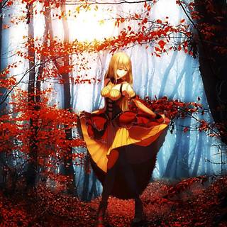 Anime autumn 1920x1080 wallpaper