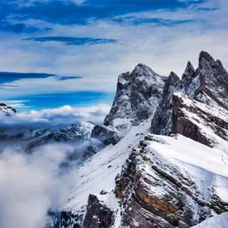 Winter peak wallpaper