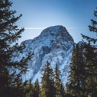 Winter peak wallpaper