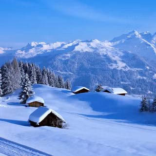 Winter peak wallpaper