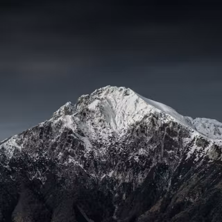 Winter peak wallpaper