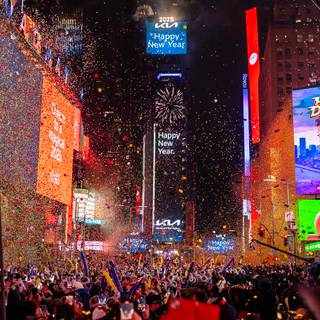 New Year cities wallpaper