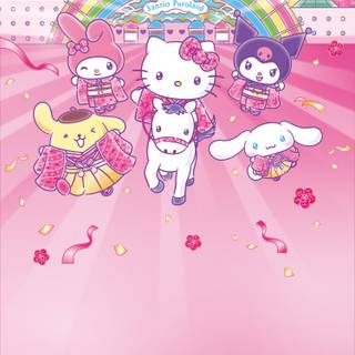 2026 New Year Sanrio wallpaper