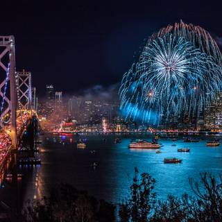 New Year cities wallpaper