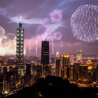 New Year cities wallpaper