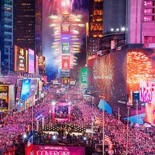 New Year cities wallpaper