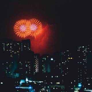 New Year cities wallpaper