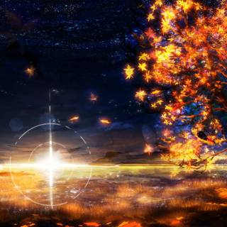 Anime autumn 1920x1080 wallpaper