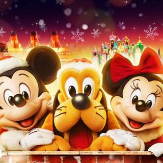 iPad Christmas Disney wallpaper