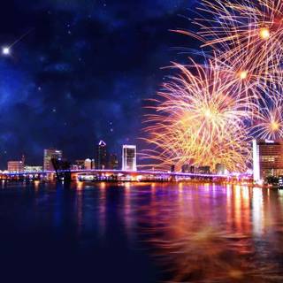 New Year cities wallpaper