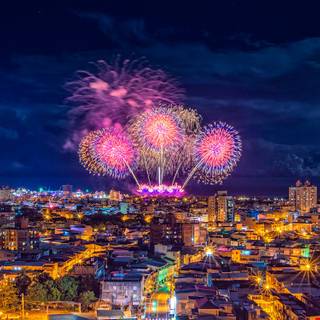 New Year cities wallpaper