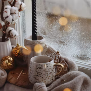 Winter aesthetic cozy wallpaper