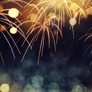 New Year aesthetic desktop wallpaper