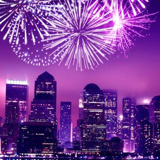 New Year aesthetic desktop wallpaper