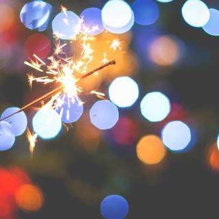 New Year aesthetic desktop wallpaper