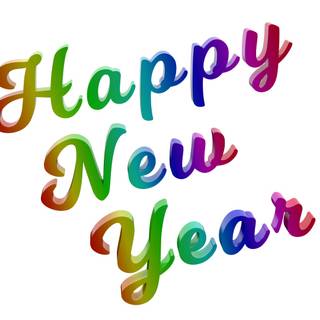 Happy New Year colors wallpaper