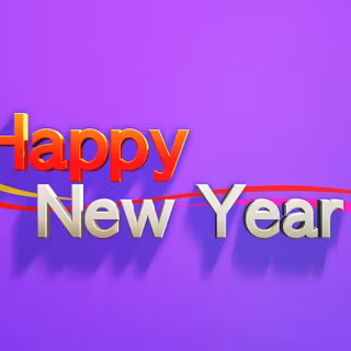 Happy New Year colors wallpaper