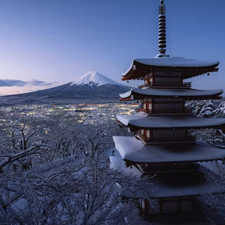 Winter art Asia wallpaper