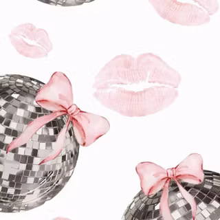 New Year coquette wallpaper