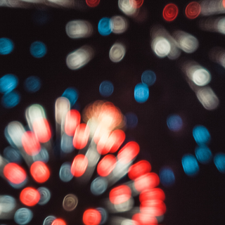 Happy New Year frireworks aesthetic wallpaper