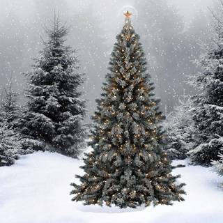 Christmas tree PC wallpaper
