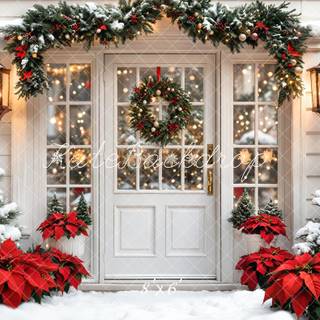 Christmas doors wallpaper