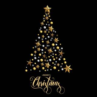 Christmas tree PC wallpaper