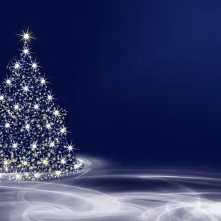 Christmas tree PC wallpaper