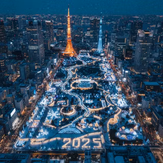 Christmas Tokyo wallpaper