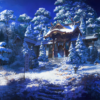 Winter season Japan wallpaper