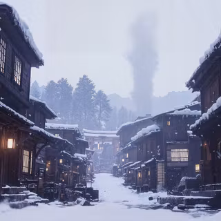 Winter season Japan wallpaper