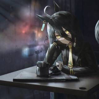 Manhattan Cafe wallpaper