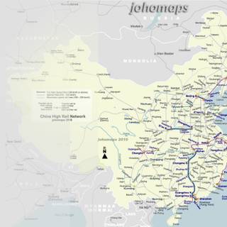 Chinese map wallpaper