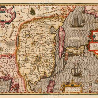 Chinese map wallpaper