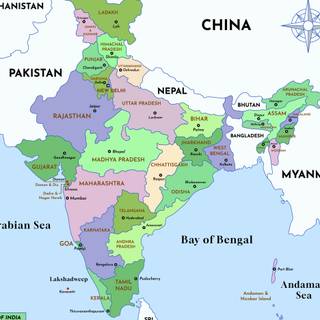 Bharat map wallpaper