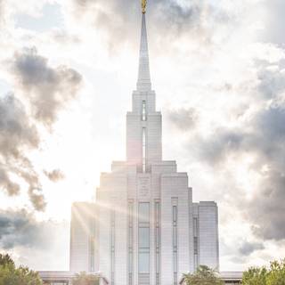 Mountain temple wallpaper