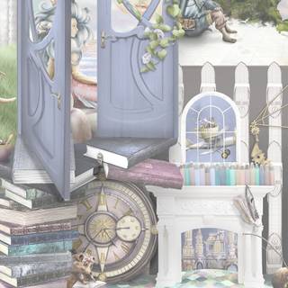 Story books wallpaper