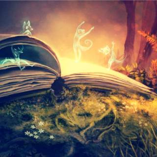 Story books wallpaper
