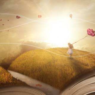 Story books wallpaper