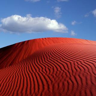 Red Moon Desert wallpaper