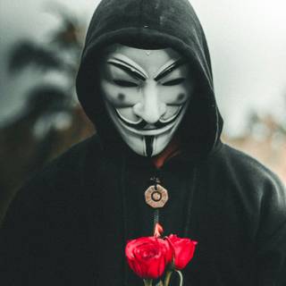 Guy with mask wallpaper