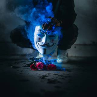 Guy with mask wallpaper