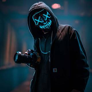 Guy with mask wallpaper