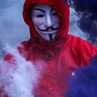 Guy with mask wallpaper