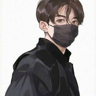 Guy with mask wallpaper