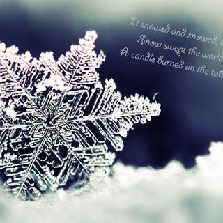 Inspirational winter wallpaper
